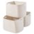 ICERZCZ Storage Baskets for Organizing Shelves, Woven Cotton Rope Bins for Baby Nursery Organization, Book Toy Towel Organizer, 15″x11″x9.5″, 3 Packs, Off White