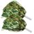 ICObuty Metallic Cheerleading Pom Poms Foil Fluffy 12 inch 2 Pack NO Sheddingfor Sport Squads Dance Hen Party Stage Performance Celebration (Kelly Green/Gold)