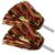 ICObuty Metallic Cheerleading Pom Poms Foil Fluffy 12 inch 2 Pack NO Sheddingfor Sport Squads Dance Hen Party Stage Performance Celebration (Red/Gold)