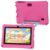 ICONLINK Kids Tablet 7 inch Android 12.0 for Toddler, 4GB RAM 32GB ROM Bluetooth IPS Screen Parental Control Dual Camera Shockproof Case for Educational Games (Pink)