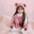 iCradle Reborn Baby Dolls Full Vinyl Body 22 Inch 55cm Realistic Soft Vinyl Body Todderl Baby Dolls with Long Hair Reborn Doll Toy