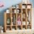 IDEALHOUSE 5-Section Classroom Coat Locker with 9 Cubbies, Daycare Cubby Storage Organizer with 10 Hooks for Home, School, Nursery, Kindergarten, Natural