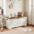 IDEALHOUSE Farmhouse Storage Bench, Storage Chest with 2 Safety Soft-Close Hinges, 15.7 x 39.4 x 18.9 Inch Entryway Bench, Multipurpose Ottoman Storage Cabinet for Entryway Bedroom Living Room