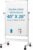 IDEALHOUSE Mobile Whiteboard 40X28 Portable Double Sided Easel Whiteboard