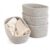 IDekooror 4 Pack Storage Baskets for Organizing, Cotton Rope Small Baskets for Shelves, Cute Decorative Gift Baskets for Bathroom, Closet, Nursery, Shelf, 11.8”Lx7.8”Wx4.7”H, Brown