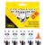 Idena Mini Panda Highlighters – Pack of 5