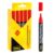 Idena permanent markers, 10 pieces in red