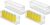 iDesign Plastic Stackable Pantry Bin, Set of 2, Clear (Pack of 2)