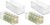 iDesign Plastic Stackable Pantry Bin with Handles, Set of 2, Clear (Pack of 2)