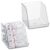 iDesign Plastic Water Bottle Organizer for Fridge, Clear, 2-Pack