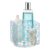 iDesign Rotating Makeup Organizer – Plastic Lazy Susan for Cosmetics & Skincare – Clear/Blue