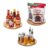 iDesign Set of 3 Round 10.5-Inch Paulownia Wood Lazy Susan Organizer