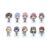 Idolm@Ster Shiny Colors 05 Black Angel Version, Mini Calilast Acrylic Petite Stand, Complete Set, Box of 10