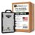 ID Stronghold – RFID Blocking Secure Badge Holder – Duolite 2 Card ID Holder – Poly Carbonate – Heavy Duty Hard Plastic ID Badge Holder – Molded and Assembled in The USA (Black, 100)