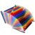 IEUDNS Expanding File Folder Document Holder Organizer Organizer Accordion File Holder A4 Paper Holder with Standing Design And Dividers Pla, Multicolor, 24 Pockets