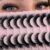 IFSOWDRA Cat Eye Lashes Short Fluffy C Curl Faux Mink Eyelash Strips