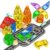 IGIVI Mini Magnetic Tiles Road & Car Travel Set
