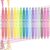 IGreis 18 Pcs Aesthetic Highlighters and Gel Pens Set – 16 Colors Dual Tip Pastel Highlighters (Chisel & Fine Tips) & 2 Pcs 3-in-1 Multicolor Gel Pens for Journaling, School Supplies, Textbooks