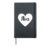 I Heart Ava Favorite First Name Heart Love Ava Hardcover Journal, Black