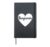 I Heart Benjamin Favorite First Name Heart Love Benjamin Hardcover Journal, Black