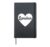 I Heart Landon Favorite First Name Heart Love Landon Hardcover Journal, Black