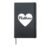 I Heart Matthew Favorite First Name Heart Love Matthew Hardcover Journal, Black