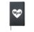 I Heart Wyatt Favorite First Name Heart Love Wyatt Hardcover Journal, Black