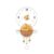 IHRTLH Clock Decorative Painting Living Room Wall Sconce(40 * 80cm)