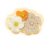 IHRTLH Dining Room Decorative Painting Clock with Led Lights Bedroom Wall Art Flower(65 * 45cm)