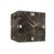 IHRTLH Hourly Living Room Corner Sided Wall Clock Hanging Hole Free Illuminated(30 * 30 * 30cm)