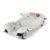 iLooboo Toy Car Model 1/24 White 500K Alloy Collectible Vehicle Pull Back Die-Cast with Lights and Sound