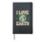 I Love Earth Eco Friendly Green Nature Hardcover Journal, Black