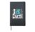 I Love Earth Eco Friendly Nature Art Hardcover Journal, Black