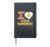 I love good mornings! Funny Heart Love Fried Egg Hardcover Journal, Black