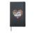 I Love Mom Floral Heart Butterfly Design Hardcover Journal, Black