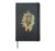 I love music microphone singing music notes Hardcover Journal, Black