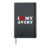 I Love My Avery, I Heart My Avery Hardcover Journal, Black