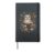 I Love Reading Book Lover Barn Owl Floral Hardcover Journal, Black