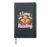 I Love Reading Enthusiast Bookworm Joy Hardcover Journal, Black