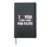 I love You more than Pan Flute Shirt Funny Women Christmas Hardcover Journal, Black