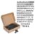 Ilyapa 167 Piece Alphabet Magnets Magnetic Letters and Numbers for Whiteboard, Chalkboard Signs & Fridge, ABC Magnets, Soft & Durable EVA Foam Magnetic Alphabet Letters Works on All Metal Surfaces
