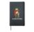 I’m Burnt Out M’lord Funny Medieval Knight Tired Frog Sword Hardcover Journal, Black