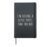 I’m feeling a little tipsy, time for bed Hardcover Journal, Black