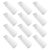IMIKEYA 12pcs White Pp Rectangular Plastic Organizer Basket for Drawer