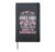 I’m Not Like Other Girls I Have Anxiety Mean Overstimulated Hardcover Journal, Black