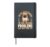 I’m Not Overthinking Pre-Solving Problems Funny Dog Pug Hardcover Journal, Black