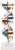 IMOYBBR Double Spiral DNA Model Kit, PVC Biology Educational Tool for Classroom, Rotating Support Lab Teaching Aid