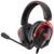 IMYB A88 Gaming Headset with Mic for Ps5, Pc, Xbox One Series X/s, Ps4, Switch, Stereo Wired Noise Cancelling Headphones with Microphone for Computer, Laptop, Mac, Nintendo, Games (Red)