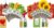 inbloom 7 Pods Fruit Seed Pod Kit and 7 Pods Vibrant Wildflower & Fruit Mixd Seed Pod Kit for AeroGarden, Ahopegarden, GARDENCUBE, MUFGA, iDoo Hydroponics Growing System