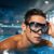 INDIGO WHALES Clip-On Swim Goggles (Black, 1PCS)